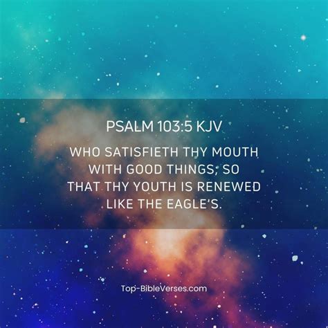 Psalm 1035 Bible Verse Dp Images Who Satisfieth Thy Mouth With Good