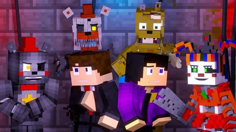 Lots Of Fun Fnaf 6 Minecraft Music Video 3a Display Song By