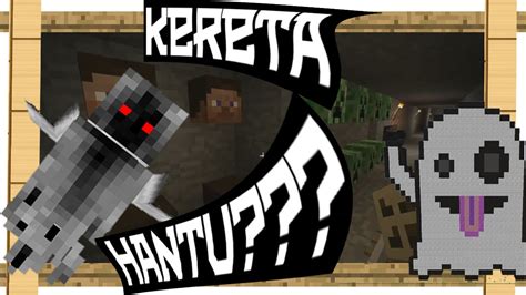 Minecraft Membuat Wahana Kereta Hantu Bawah Tanah Warning SERAM