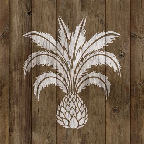 Palm Tree Stencil Small And Large Size Palm Tree With Leaves Stencil