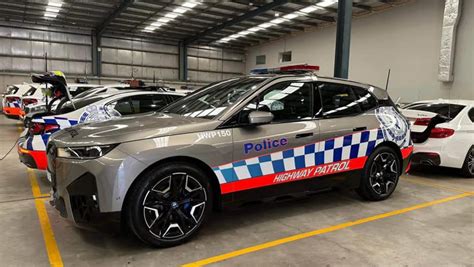 Youre Nixed Nsw Highway Patrol Adds 2023 Bmw Ix Xdrive40 Electric Car