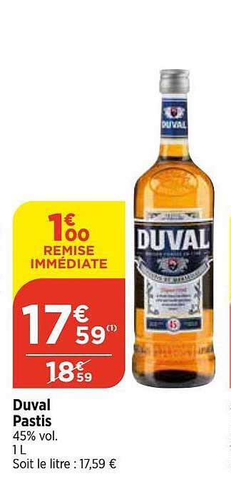 Promo Duval Pastis Chez Bi1 ICatalogue Fr