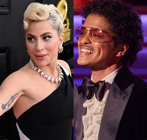 Bruno Mars e Lady Gaga anunciam música nova em parceria Estrelando