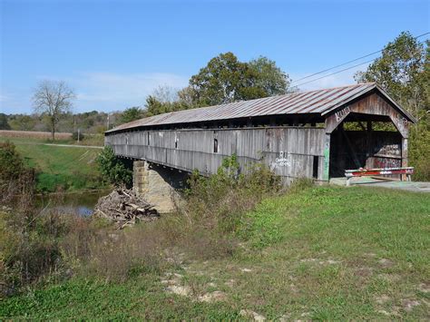 Mt Zion Covered Bridge Also Called Beech Fork Covered Bri Flickr