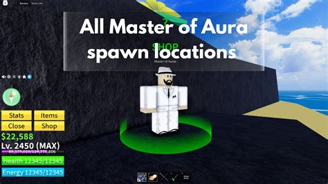 All Master Of Aura Locations In 2nd Sea Blox Fruits Youtube