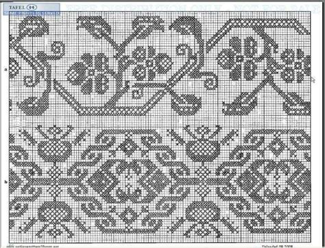 A Cross Stitch Pattern With An Ornate Design On The Front And Side In