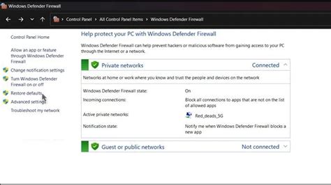 How To Fix Windows Defender Firewall Is Using Settings That Make The