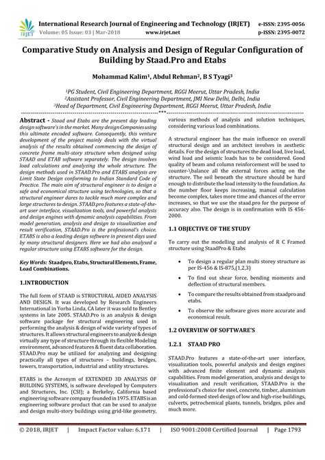 IRJET Comparative Study On Analysis And Design Of Regular