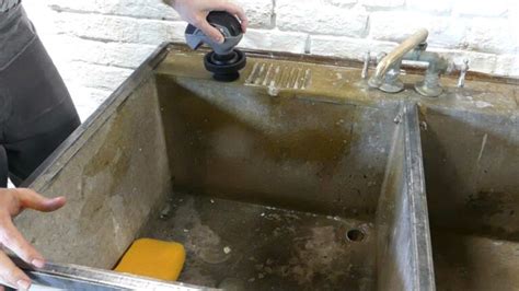 How To Restore A Vintage Concrete Laundry Sink Lazy Guy Diy Artofit