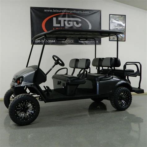 2021 E Z Go Express™ L6 Gas Metallic Charcoal Leisuretime Golf Cars