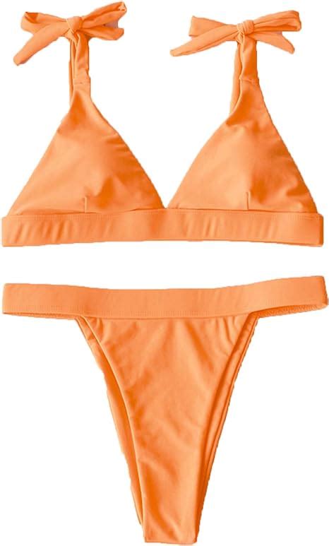 Swimwear Taille Bikini Frauen Badeanzug Push Up Solid Neckholder