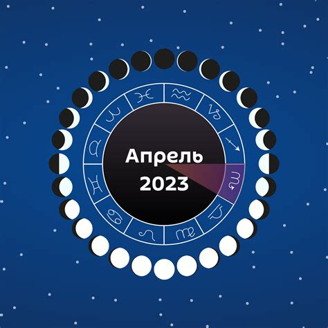 лунный календарь апрель 2023