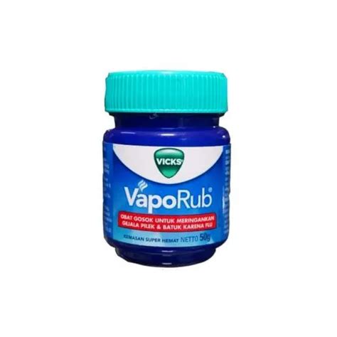 Vicks Vaporub G Kegunaan Efek Samping Dosis Dan Aturan Pakai