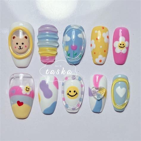 Diy Nail Arts Instagram Nail Art Designs Nail File Korea Nail Art