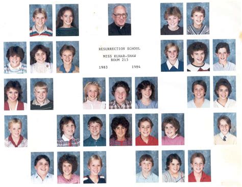 Resurrection Elementary 7th Grade Class 1983 84