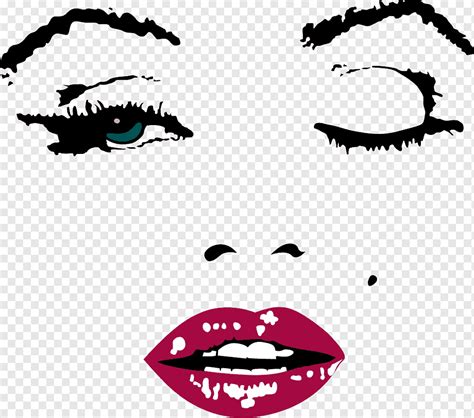 Marilyn Monroe Lips Drawing | Lipstutorial.org