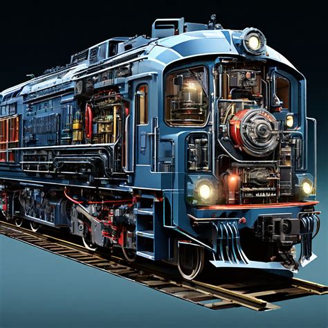Diesel Locomotive Virtual Cutaway By Юлия Карлагина Playground