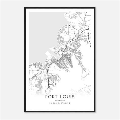 Port Louis - Custom Maps & Posters