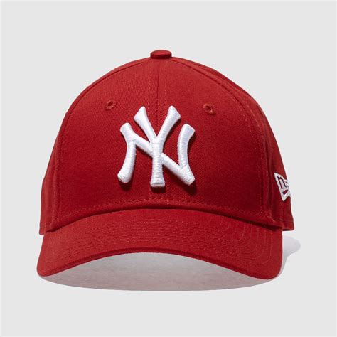 Red New Era Kids Ny Yankees 9forty Cap Caps And Hats Schuh