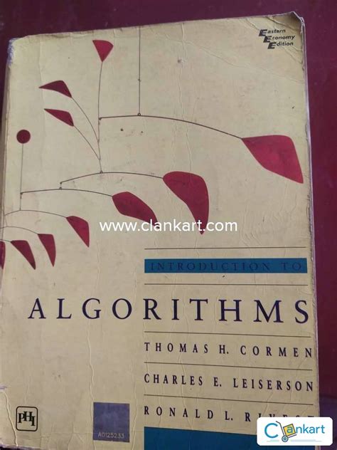 Buy Introduction To Algorithms Book In Good Condition At