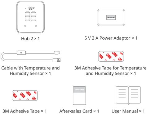 Switchbot Hub Thermometer Hygrometer User Manual