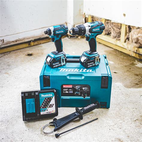 Makita Dlx2145tj 18v Lxt Combi Drill And Impact Driver Twin Kit 2 X 50ah Toolstation