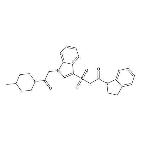 Buy 1 Indolin 1 Yl 2 1 2 4 Methylpiperidin 1 Yl 2 Oxoethyl 1H