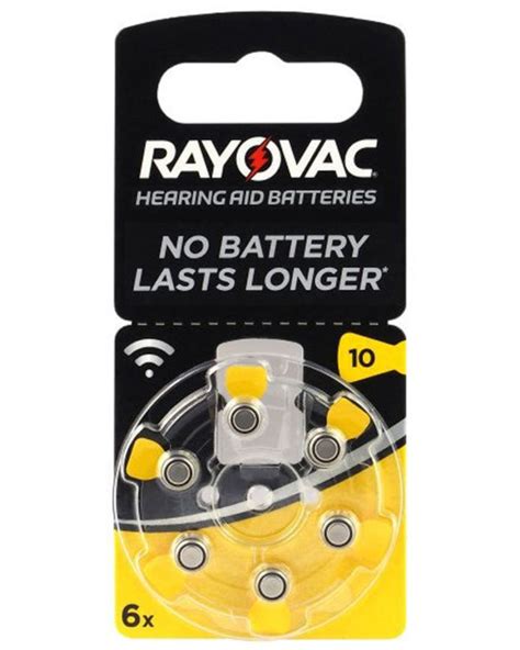 RAYOVAC Size 10 PR70 Hearing Aid Batteries Electronic World