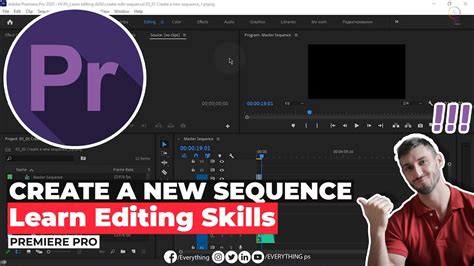 Create A New Sequence In Premiere Pro Youtube