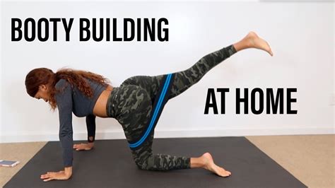 How To Grow Your Glutes At Home No Equipment Workout Youtube