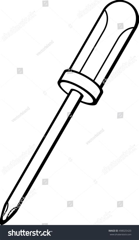 Phillips Head Screwdriver Stock Vector (Royalty Free) 498025420 ...