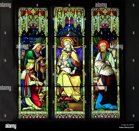 Epiphany Three Kings Wise Men Stained Glass Window By Mayer And Co