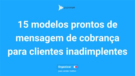 Modelos De Mensagem De Cobran A Para Clientes Inadimplentes