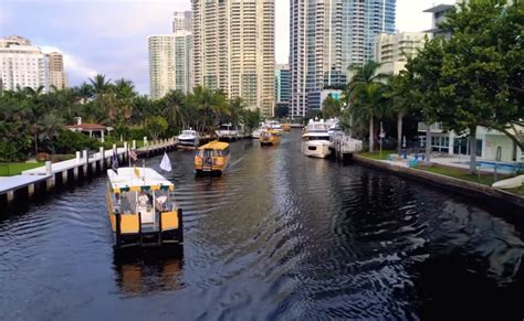 Greater Fort Lauderdale The Venice Of America Water Taxi [video