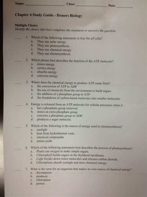 Biology Chapter Practice Test Link