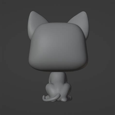 Stl File Funko Pop Cat・3d Printing Design To Download・cults