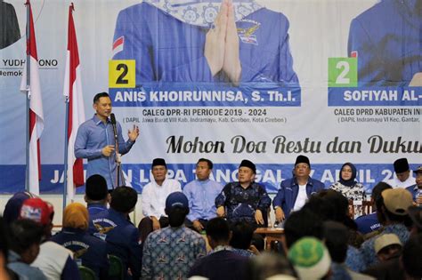 Temu Kader Demokrat Di Indramayu AHY Kita Harus Solid Partai Demokrat