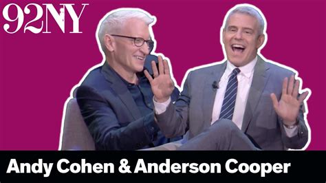 Andy Cohen In Conversation With Anderson Cooper The Daddy Diaries Youtube