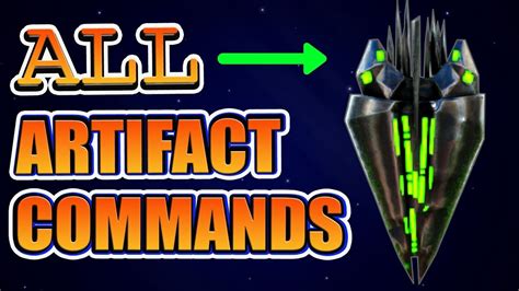 Ark Artifact Commands Ark All 21 Ark Artifact Commands Youtube