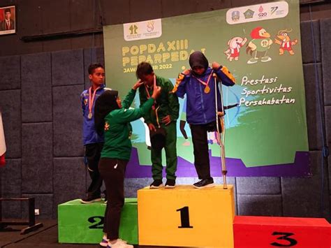 Pekan Paralympic Kontingen Sidoarjo Sabet 3 Emas Dan 3 Perak