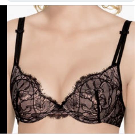 Wacoal Intimates Sleepwear Wacoal Black And Nude Lace Demi Bra Poshmark