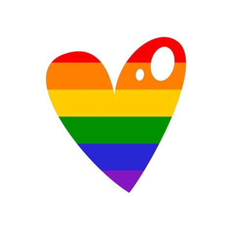 Premium Vector Rainbow Love Concept Lgbtq Related Symbol In Rainbow