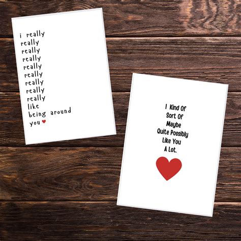 Printable Cards Miss You Thinking Of You Love You Etsy