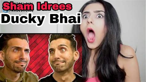 Sham Idrees Roast Ducky Bhai Reaction By Indian Girl Youtube