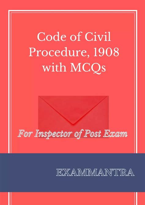 Cpc Code Of Civil Procedure 1908 Mcqs Gdskatta Mcqs Ipo Exam Mcqs