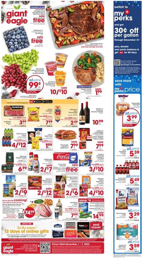 Giant Eagle Weekly Ad Dec 01 – Dec 07, 2022