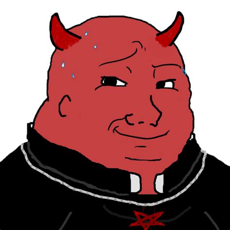 Fat satan wojak | Wojak | Know Your Meme