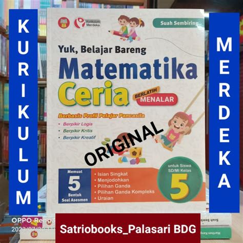 Jual YUK BELAJAR BARENG MATEMATIKA CERIA KELAS 5 SD MI KURIKULUM