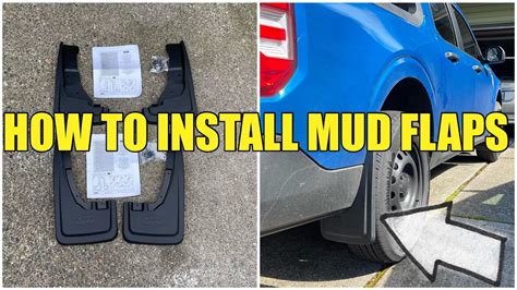 Easy Diy On How To Install Mud Flaps Any Model On The New Ford Maverick Truck Step By Step Youtube