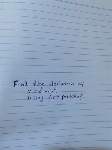 Answered Find The Derivative Of Using First Bartleby